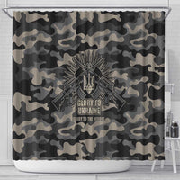 Glory to Ukraine Shower Curtain Glory to the Heroes