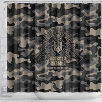 Glory to Ukraine Shower Curtain Glory to the Heroes