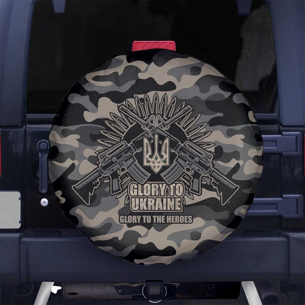 Glory to Ukraine Spare Tire Cover Glory to the Heroes