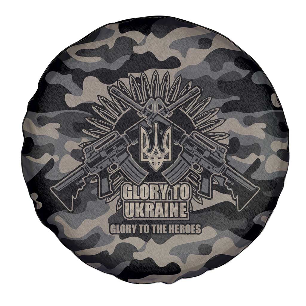 Glory to Ukraine Spare Tire Cover Glory to the Heroes