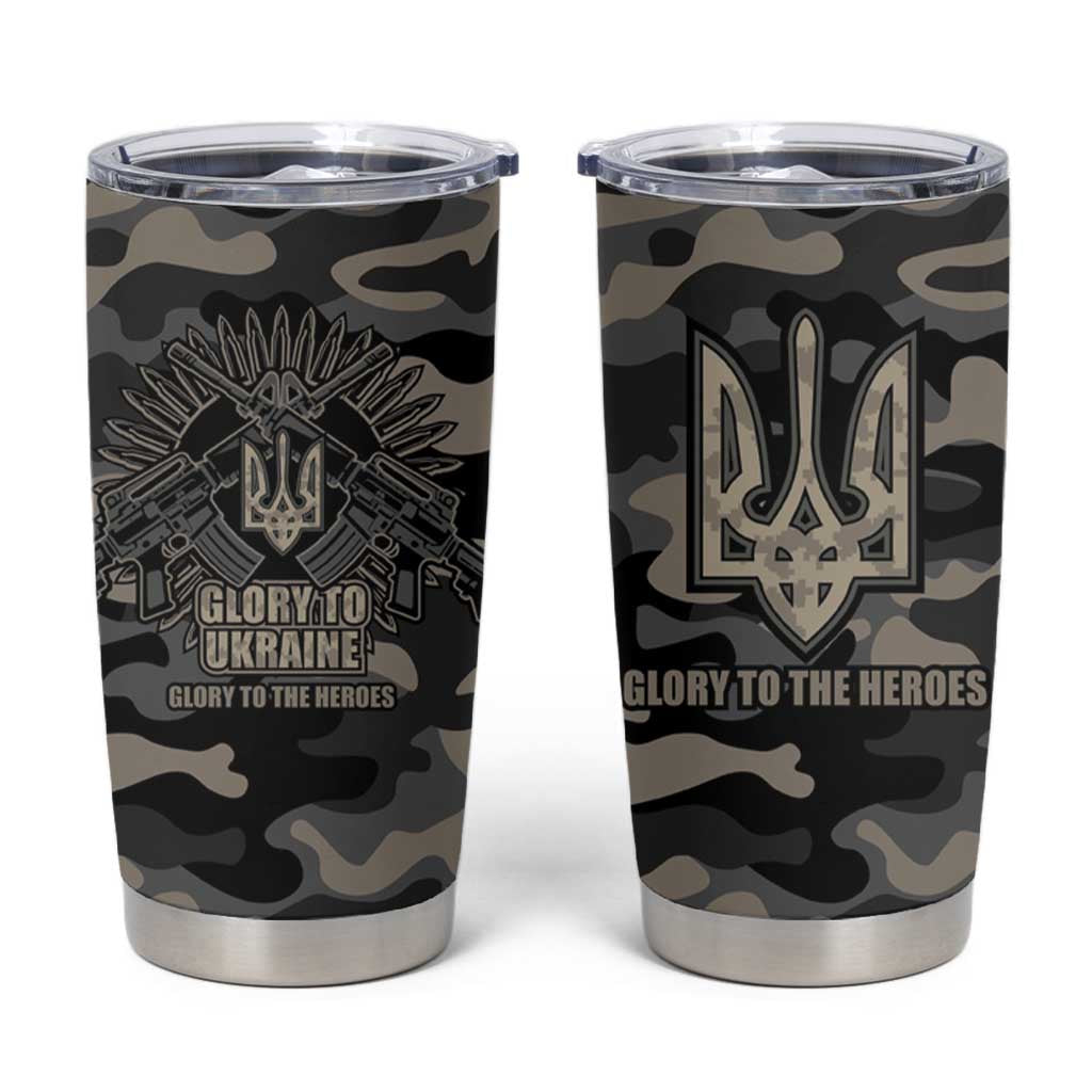 Glory to Ukraine Tumbler Cup Glory to the Heroes