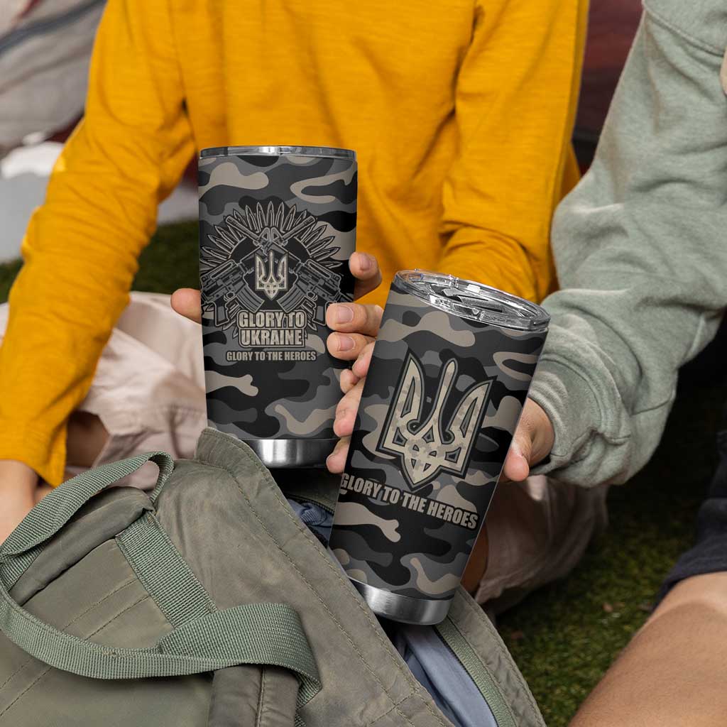 Glory to Ukraine Tumbler Cup Glory to the Heroes
