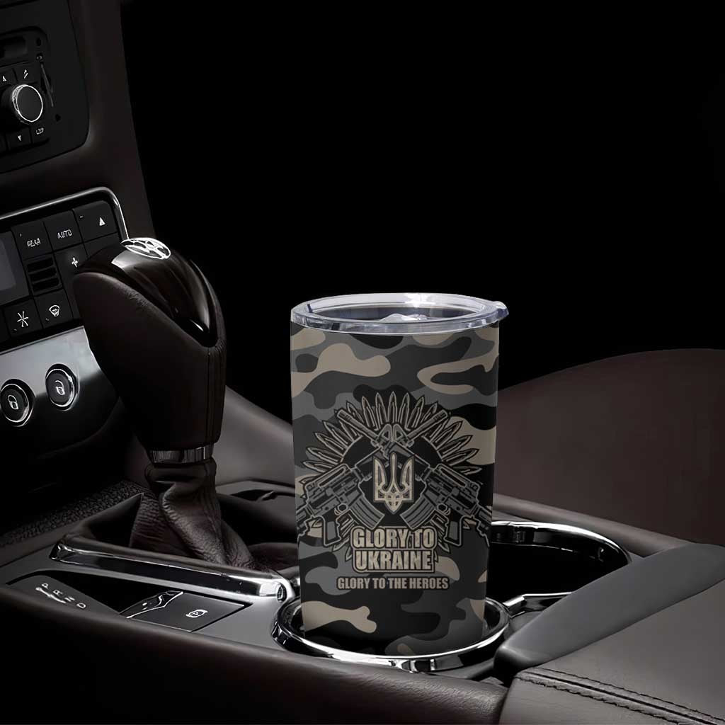 Glory to Ukraine Tumbler Cup Glory to the Heroes