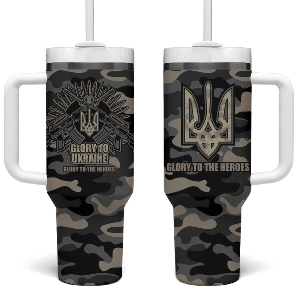 Glory to Ukraine Tumbler With Handle Glory to the Heroes