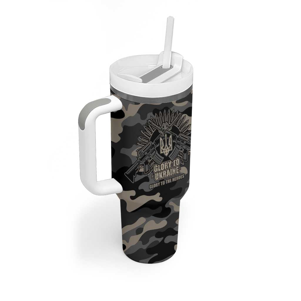 Glory to Ukraine Tumbler With Handle Glory to the Heroes