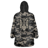 Glory to Ukraine Wearable Blanket Hoodie Glory to the Heroes