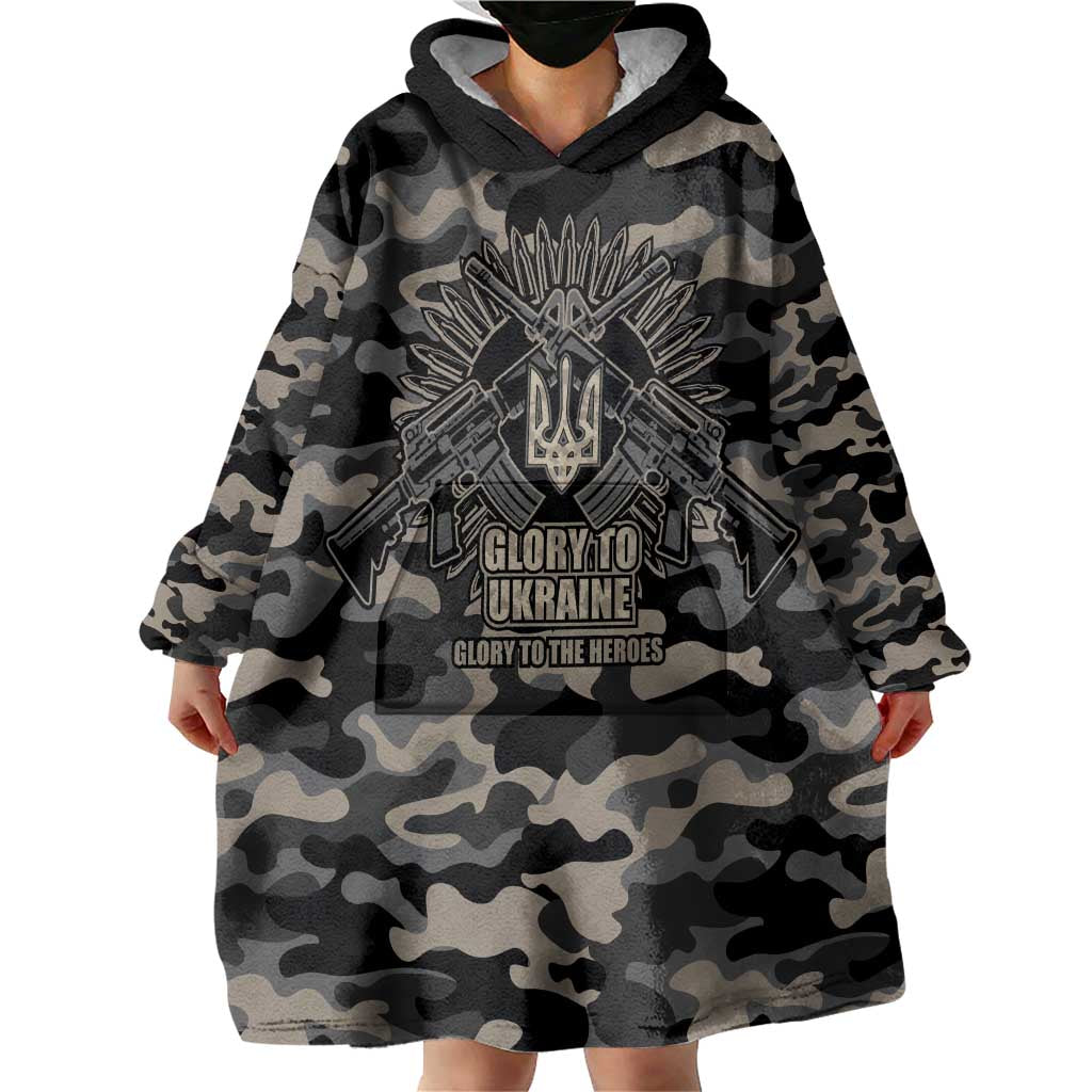 Glory to Ukraine Wearable Blanket Hoodie Glory to the Heroes