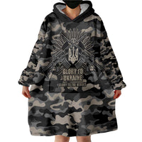 Glory to Ukraine Wearable Blanket Hoodie Glory to the Heroes