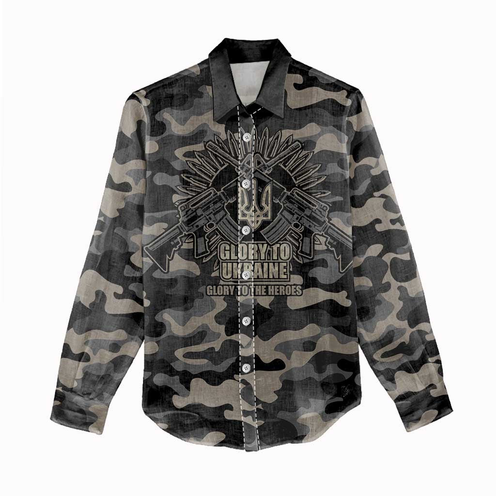 Glory to Ukraine Women Casual Shirt Glory to the Heroes