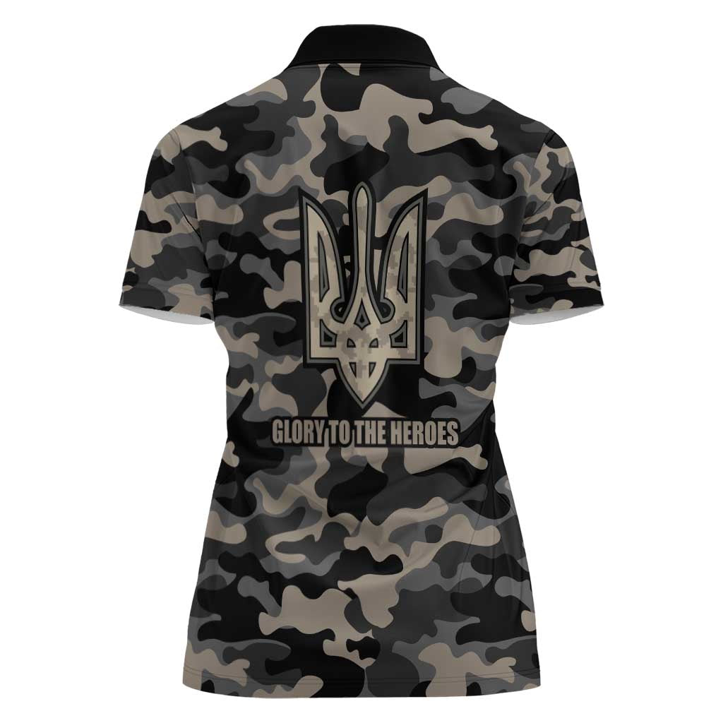 Glory to Ukraine Women Polo Shirt Glory to the Heroes