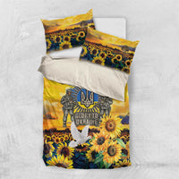 Glory to Ukraine Bedding Set Sunflower Field Modern Art