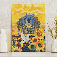 Glory to Ukraine Canvas Wall Art Sunflower Field Modern Art