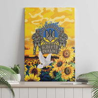 Glory to Ukraine Canvas Wall Art Sunflower Field Modern Art