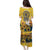Glory to Ukraine Family Matching Puletasi and Hawaiian Shirt Sunflower Field Modern Art