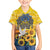 Glory to Ukraine Family Matching Puletasi and Hawaiian Shirt Sunflower Field Modern Art