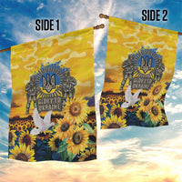 Glory to Ukraine Garden Flag Sunflower Field Modern Art