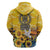 Glory to Ukraine Hoodie Sunflower Field Modern Art