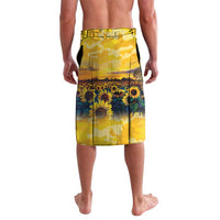 Glory to Ukraine Lavalava Sunflower Field Modern Art