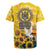 Glory to Ukraine Rugby Jersey Sunflower Field Modern Art
