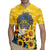 Glory to Ukraine Rugby Jersey Sunflower Field Modern Art