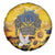 Glory to Ukraine Spare Tire Cover Sunflower Field Modern Art