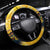 Glory to Ukraine Steering Wheel Cover Sunflower Field Modern Art