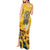 Glory to Ukraine Tank Maxi Dress Sunflower Field Modern Art