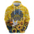 Glory to Ukraine Zip Hoodie Sunflower Field Modern Art