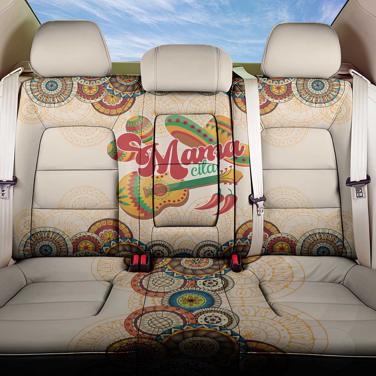 Mamacita Cinco De Mayo Spirit Back Car Seat Cover