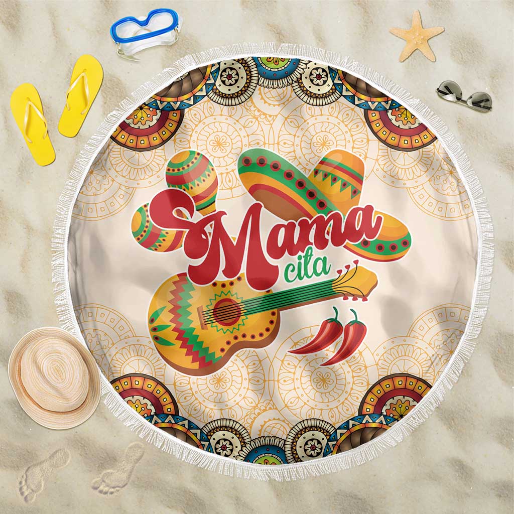 Mamacita Cinco De Mayo Spirit Beach Blanket