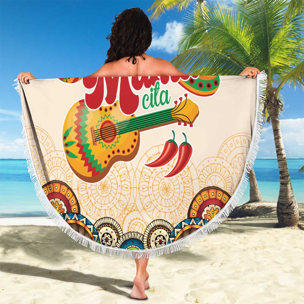 Mamacita Cinco De Mayo Spirit Beach Blanket