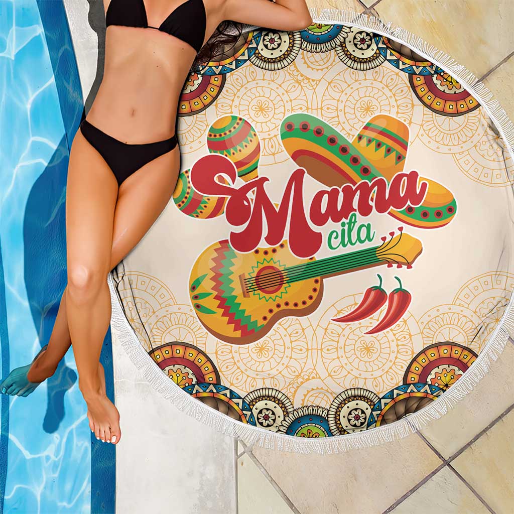 Mamacita Cinco De Mayo Spirit Beach Blanket