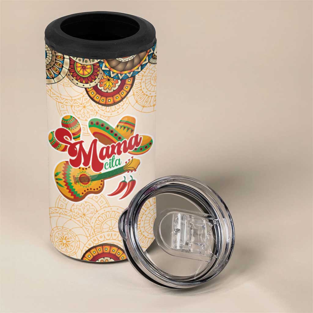 Mamacita Cinco De Mayo Spirit 4 in 1 Can Cooler Tumbler