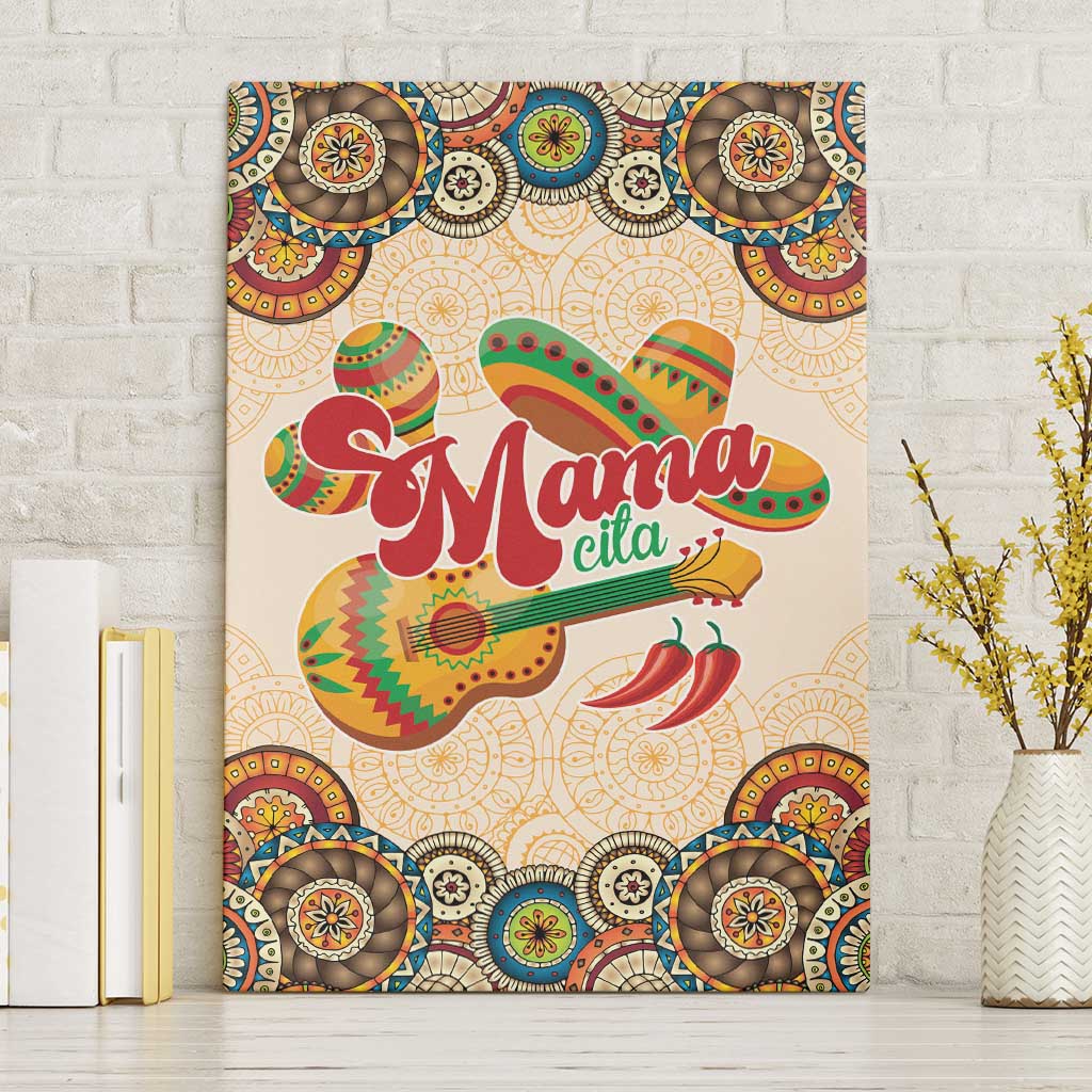 Mamacita Cinco De Mayo Spirit Canvas Wall Art