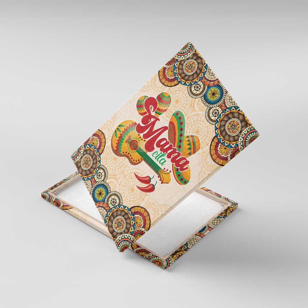 Mamacita Cinco De Mayo Spirit Canvas Wall Art