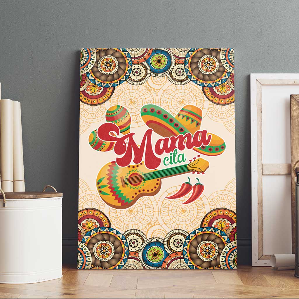 Mamacita Cinco De Mayo Spirit Canvas Wall Art