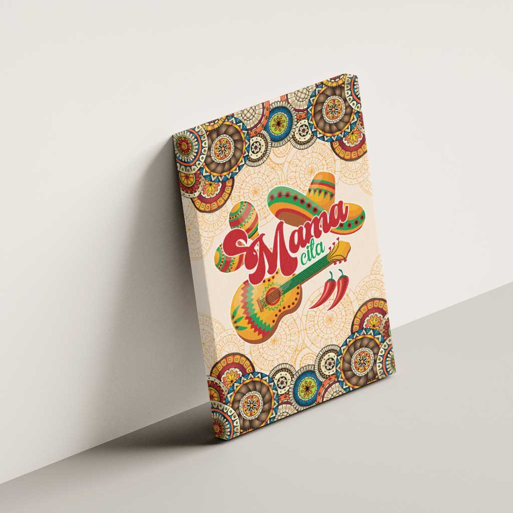 Mamacita Cinco De Mayo Spirit Canvas Wall Art