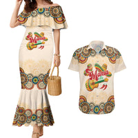 Mamacita Cinco De Mayo Spirit Couples Matching Mermaid Dress and Hawaiian Shirt