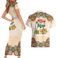 Mamacita Cinco De Mayo Spirit Couples Matching Short Sleeve Bodycon Dress and Hawaiian Shirt