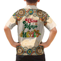 Mamacita Cinco De Mayo Spirit Family Matching Long Sleeve Bodycon Dress and Hawaiian Shirt