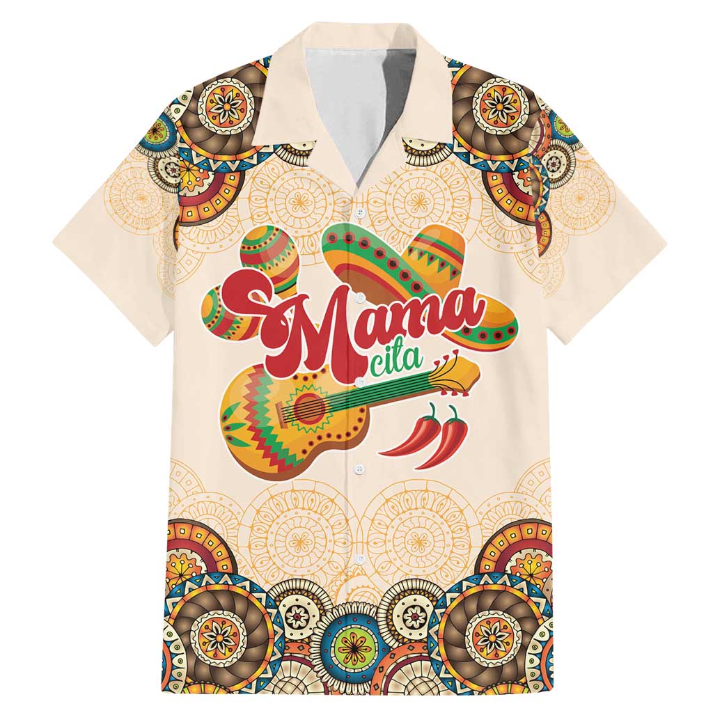 Mamacita Cinco De Mayo Spirit Family Matching Mermaid Dress and Hawaiian Shirt