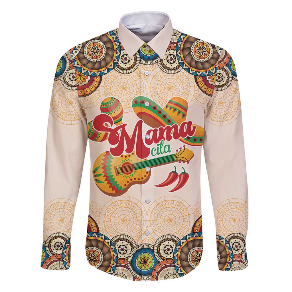 Mamacita Cinco De Mayo Spirit Family Matching Mermaid Dress and Hawaiian Shirt