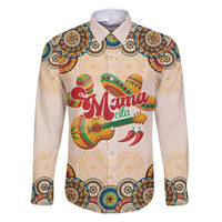 Mamacita Cinco De Mayo Spirit Family Matching Off Shoulder Maxi Dress and Hawaiian Shirt