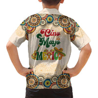 Mamacita Cinco De Mayo Spirit Family Matching Short Sleeve Bodycon Dress and Hawaiian Shirt