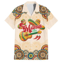 Mamacita Cinco De Mayo Spirit Family Matching Short Sleeve Bodycon Dress and Hawaiian Shirt
