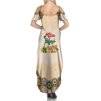 Mamacita Cinco De Mayo Spirit Family Matching Summer Maxi Dress and Hawaiian Shirt