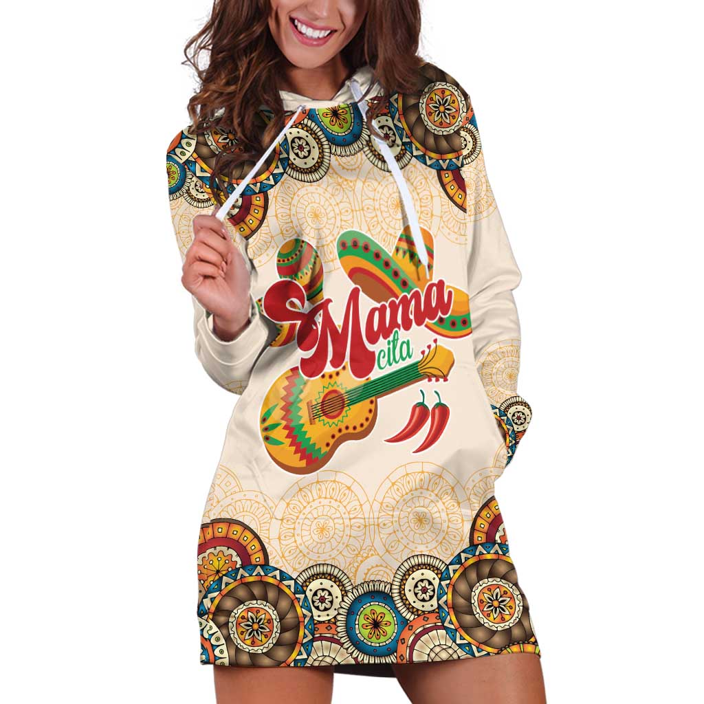 Mamacita Cinco De Mayo Spirit Hoodie Dress