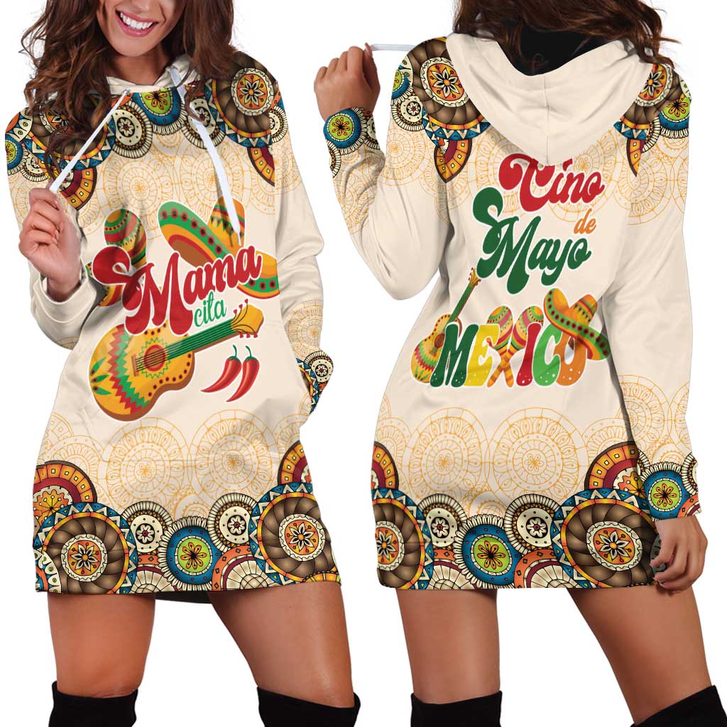 Mamacita Cinco De Mayo Spirit Hoodie Dress