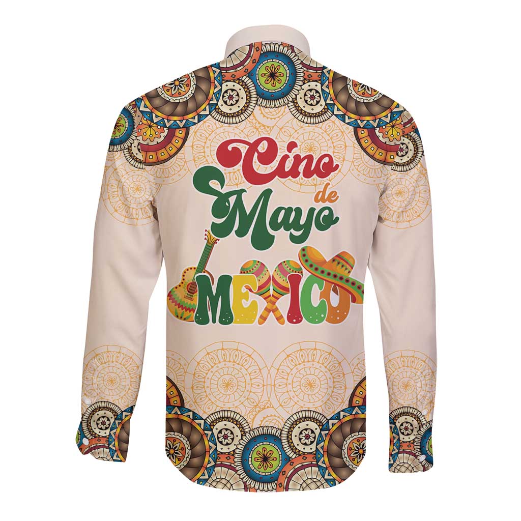Mamacita Cinco De Mayo Spirit Long Sleeve Button Shirt
