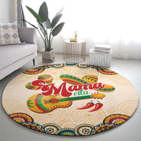 Mamacita Cinco De Mayo Spirit Round Carpet